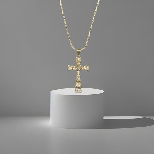 Cruz de circonias by Gitana