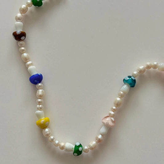 Mushroom Necklace